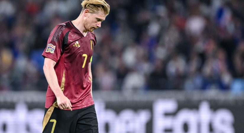 NL: Kevin De Bruyne kimarad Belgium keretéből