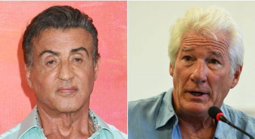 Sylvester Stallone kitálalt Richard Gere-ről: Durván egymásnak estek egy filmforgatáson