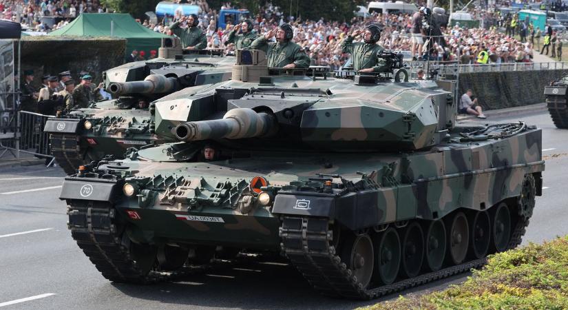 Ez komoly zsákmány: orosz kézre került egy német Leopard 2 harckocsi (VIDEÓ)