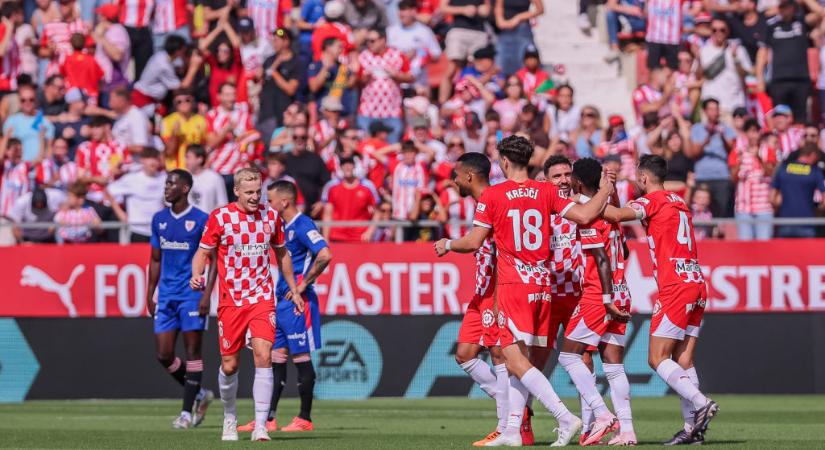 La Liga: fordulatokban gazdag meccsen győzte le a Girona az Athletic Clubot! – videóval