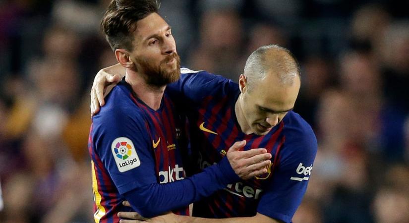 “Az egyik legvarázslatosabb csapattárs vagy” – búcsúzott Messi Iniestától