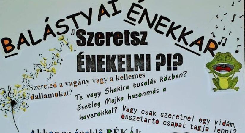 Énekkar indul gyerekeknek Balástyán