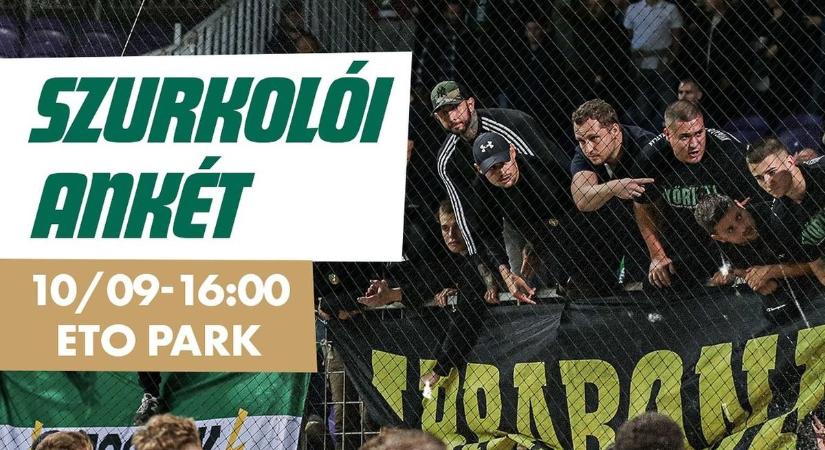 Mozgalmas napok az ETO FC-nél – Szerdán ankét, szombaton mérkőzés