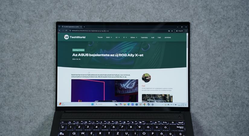 ASUS Zenbook S 14: Végre az Intel-től is látunk valamit