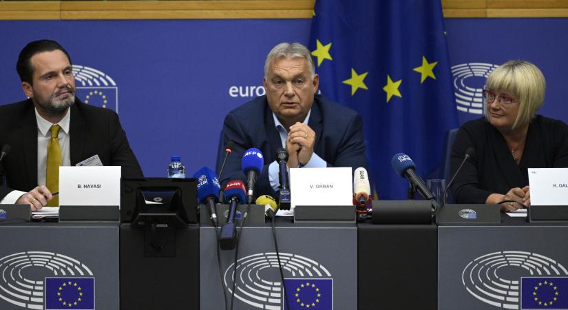 Orbán Brüsszelből üzent Ukrajnának és az EU-nak, incidens zavarta meg a sajtótájékoztatóját