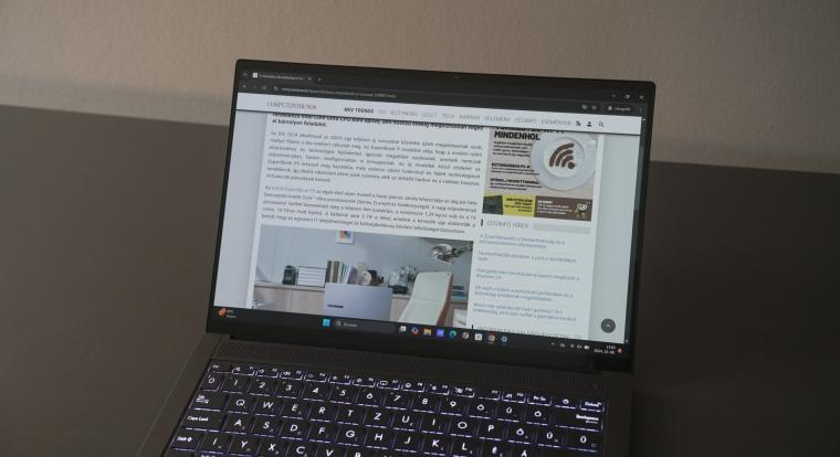 Az AI notebook, ami tényleg egy teljes napig bírja szusszal