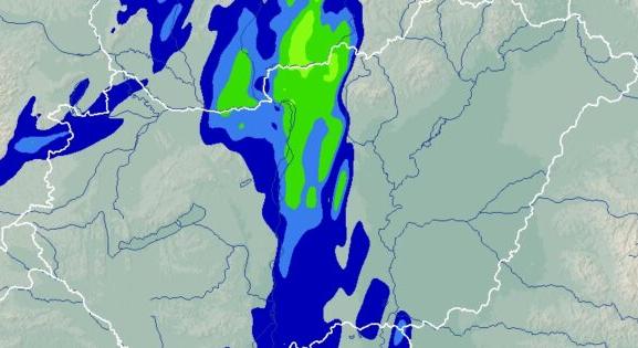 Mutatjuk, mikor várhatók záporok, zivatarok a hidegfrontból, óráról órára