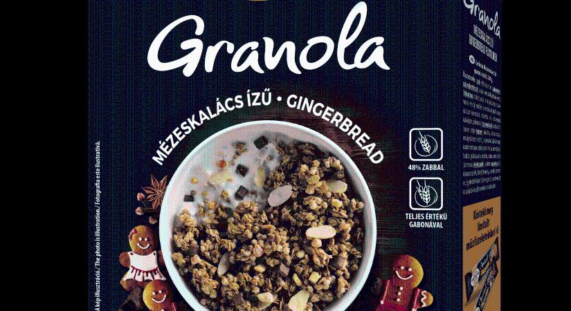 Mézeskalácsízű limitált granola 200 g