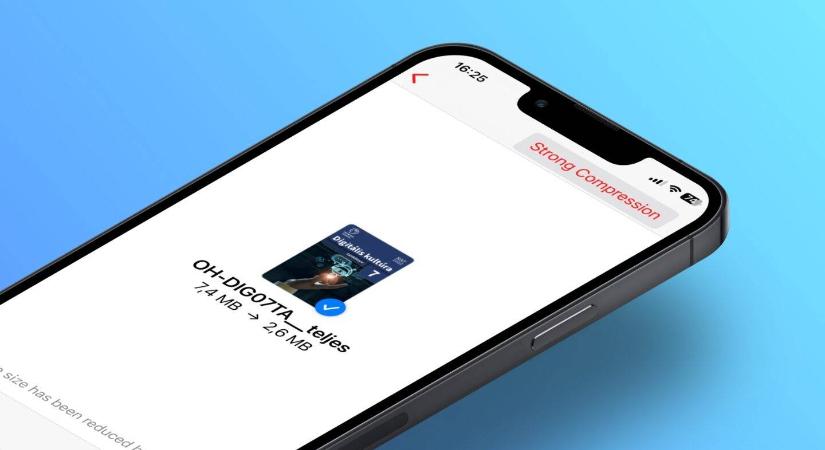 PDF fájlméretének csökkentése iPhone-on és iPaden, egy mozdulattal