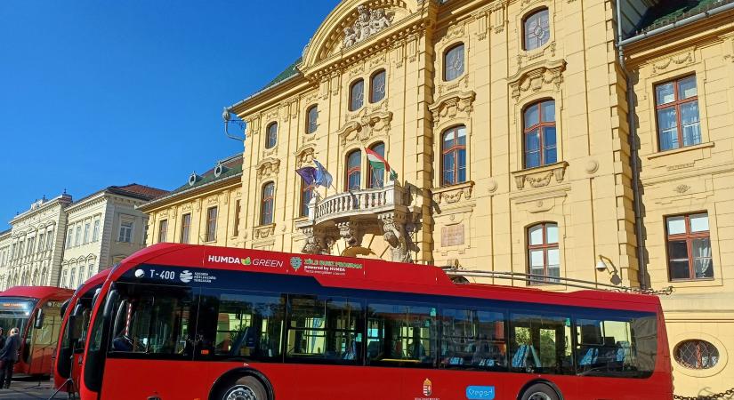 Önjáró trolik váltanak dízel buszokat Szegeden