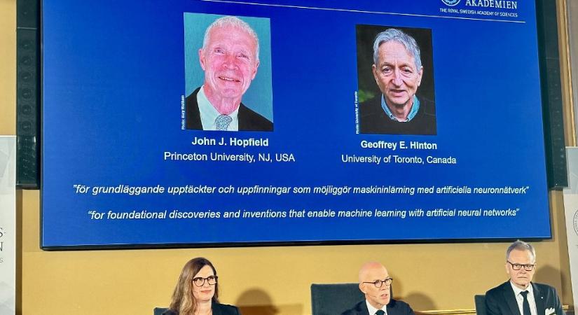 Fizikai Nobel-díjat kaptak a mesterséges intelligencia kutatói