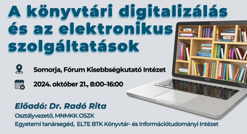 A könyvtári digitalizálás és az elektronikus szolgáltatások