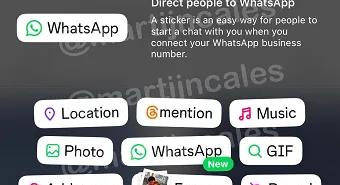 Instagram teszteli a WhatsApp matricát a kapcsolatok elősegítésére