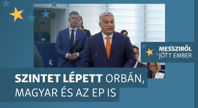 EP-meghallgatásán az eddigi rend kihívójaként lépett fel Orbán Viktor