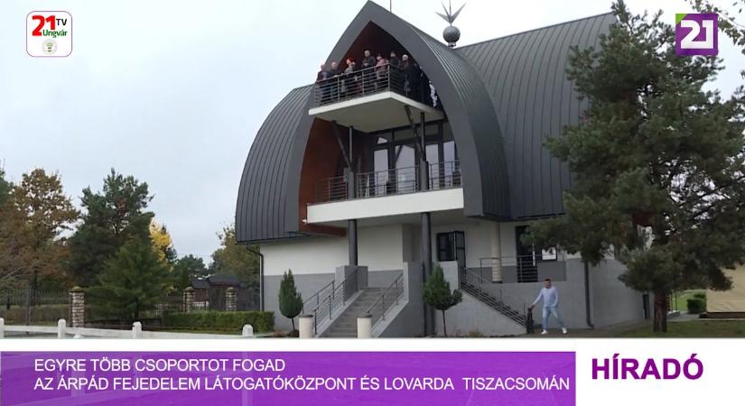 Egyre több csoportot fogad az Árpád Fejedelem Látogatóközpont és Lovarda Tiszacsomán (videó)