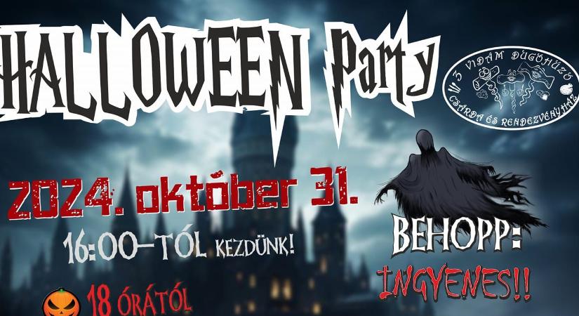 Halloween Parti lesz a 3 Vidám Dugóhúzóban