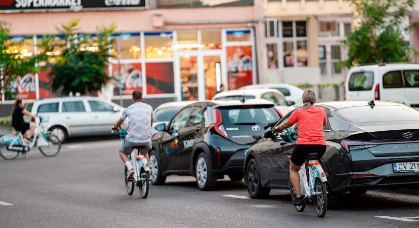 Népszerű a sepsiszentgyörgyi közbringa-projekt