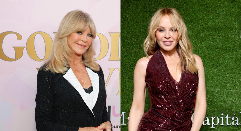 Goldie Hawn túltolta a plasztikát, Kylie Minogue bőrig ázott