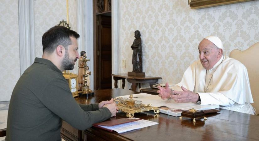 Rómában és a Vatikánban is győzelmi tervéről tárgyalt Zelenszkij