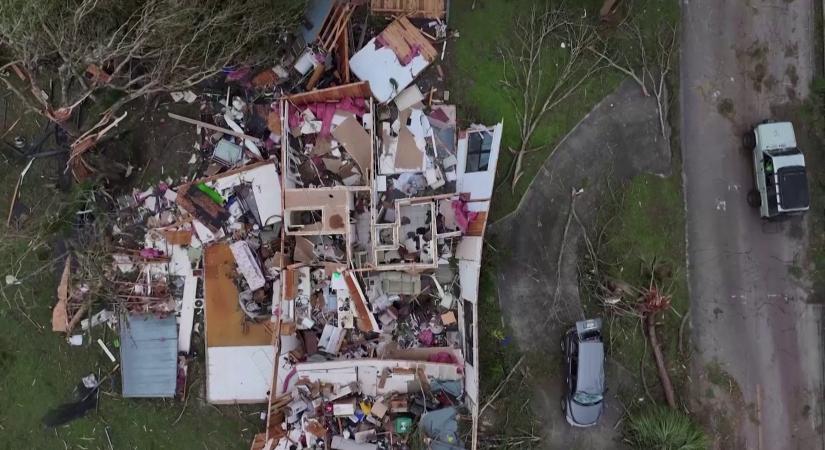 Radar - Elképesztő felvételek készültek a Milton pusztításáról  videó