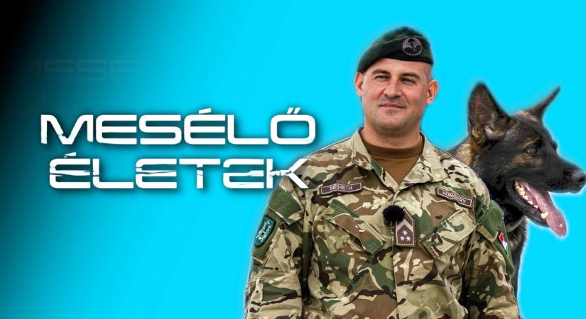 „Egy tűzszerész sem ismeri a félelmet, mert akkor meg sem közelítené a bombákat” – Egy kutyás tűzszerész, Németh Balázs története – Mesélő Életek – videó