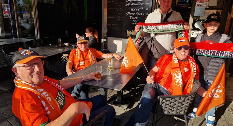 A holland fanatikus szerint este „kitömik” a magyarokat a Puskás Arénában