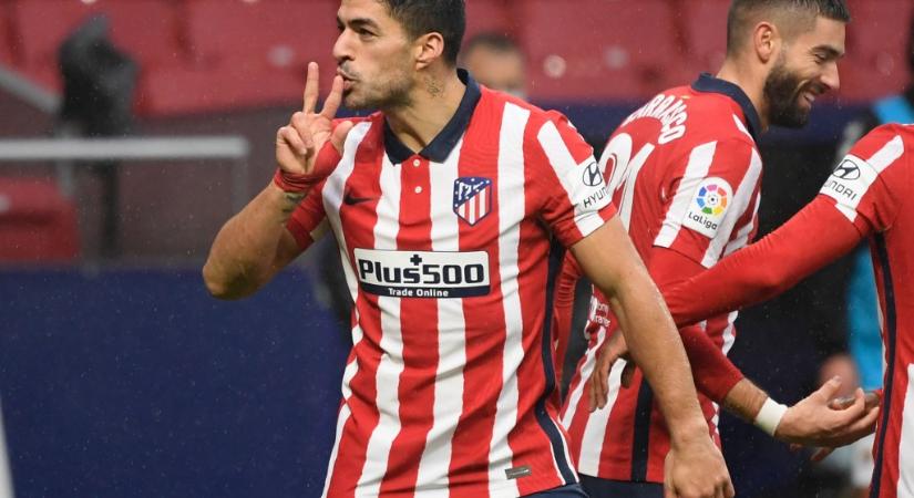 Luis Suárez két gólt szerzett, őrzi első helyét az Atlético