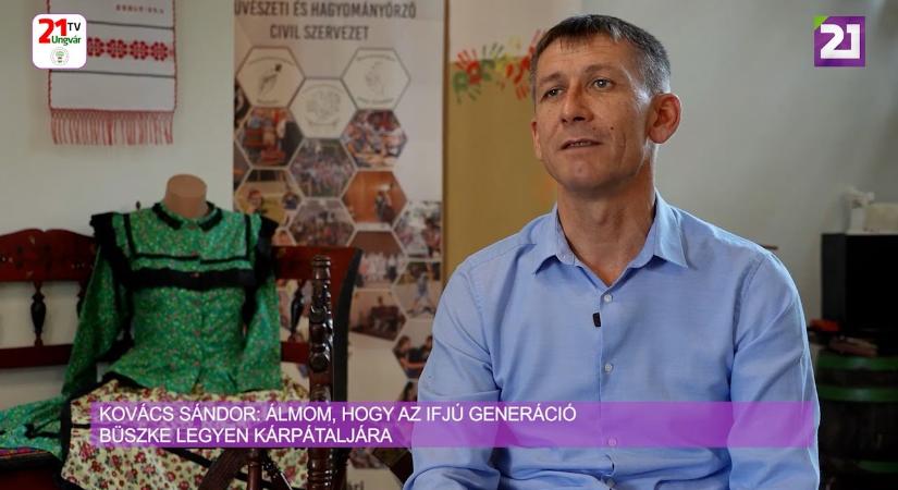 Kovács Sándor: álmom, hogy az ifjú generáció büszke legyen Kárpátaljára (videó)