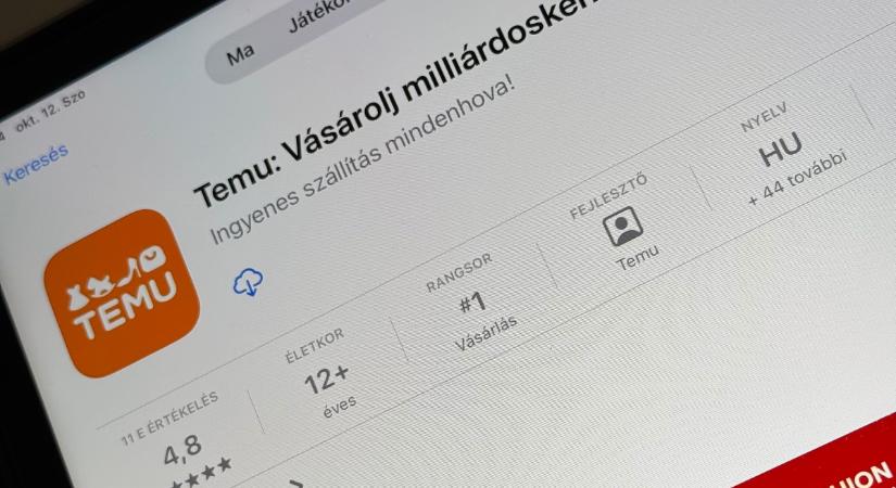 Bajban a Temu? EU-s vizsgálat indult ellene