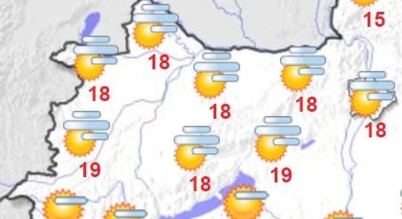 Váltakozó vastagságú fátyolfelhők - ilyen időjárást hoz a vasárnap