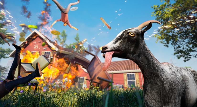 Kecske lenni gyönyörű: hamarosan befut a Goat Simulator felújítása