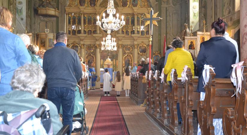 Ünnepi Szent Liturgiát tartottak a makói görögkatolikus templomban