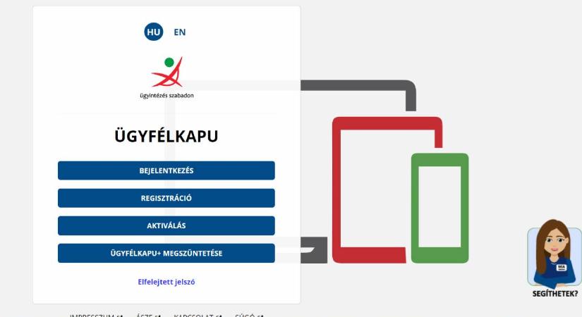 Nem válaszol a kormány arra, hogy teljesen beszántja-e az Ügyfélkaput