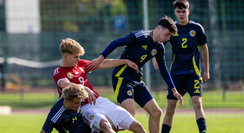 U19: hiába a korán szerzett gól, nem sikerült visszavágni a skótoknak