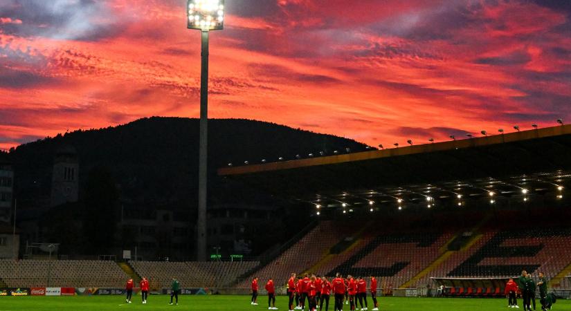 Sétált egyet a magyar labdarúgó-válogatott Zenicában - fotók