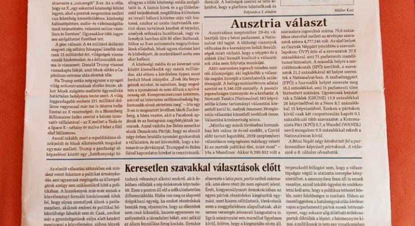 Változatos témák – politika és irodalom a Bécsi Napló legújabb számában