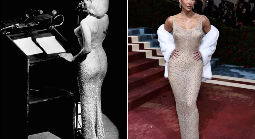 Emlékszel, amikor Kim Kardashian Marilyn Monroe estélyijét viselte? – Visszatérő ruhák új stílusban