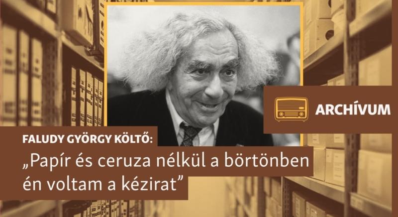 „Jós legyen, hogy megmondja a népe, a világ jövőjét” – archív beszélgetés Faludy Györggyel