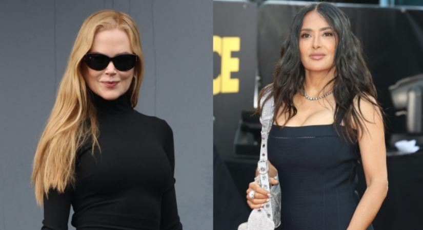 A vörös szőnyegen vitatkozott össze Nicole Kidman és Salma Hayek