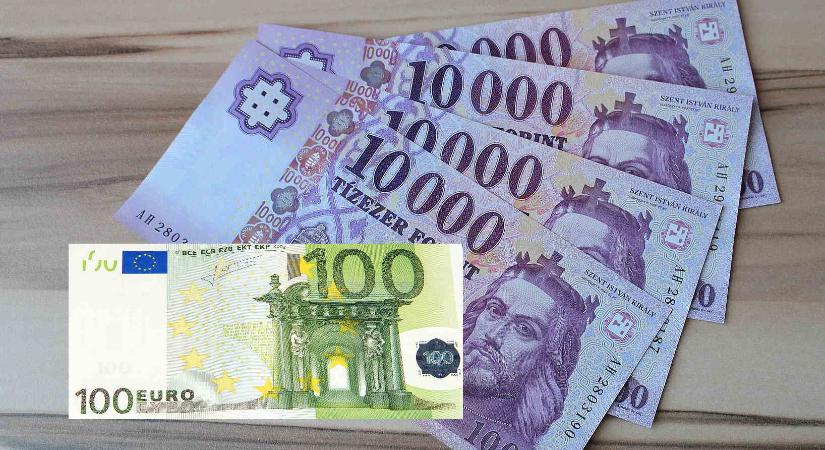 Belátható időn belül 500 forint lesz egy euró