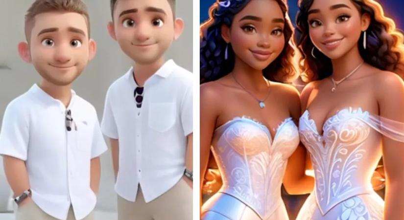 A TikTok népszerű új Pixar-filtere nem ismeri fel az azonos nemű párokat