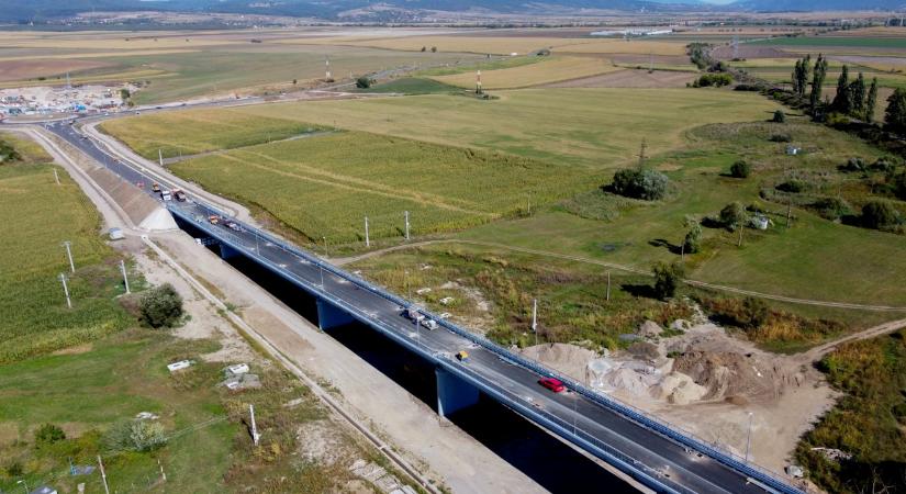 Szerdán megnyitják a forgalom előtt a sepsiszentgyörgyi elkerülőutat