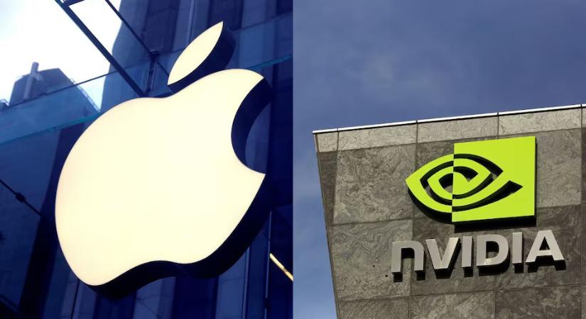 Az Nvidia közel jár ahhoz, hogy letaszítsa az Apple-t a trónjáról