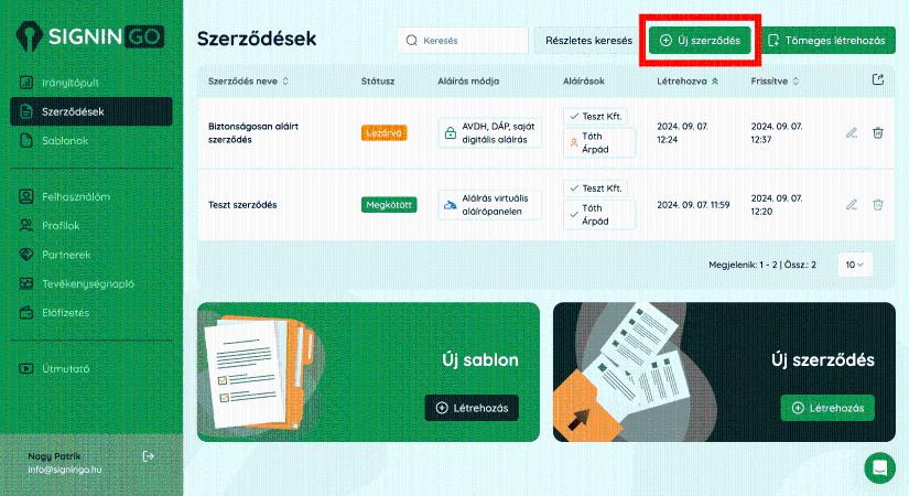 Digitális szerződéskötés könnyedén – Ismerd meg a Signingo-t! Útmutató