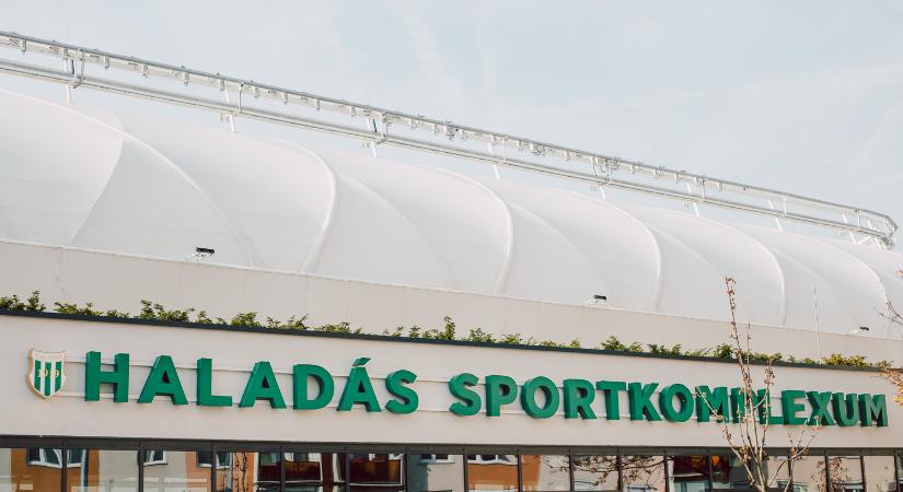 Csak a bemutatkozásig jutottunk, majd a Haladás Sportkomplexum munkatársa ránk tette a telefont