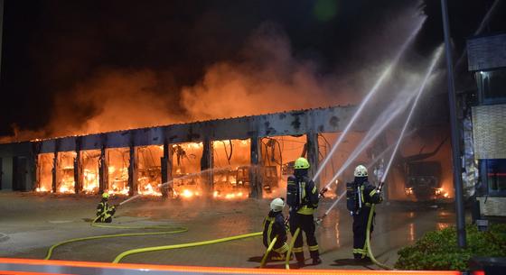 Totálisan leégett egy új tűzoltóállomás Németországban, mert nem volt benne tűzjelző