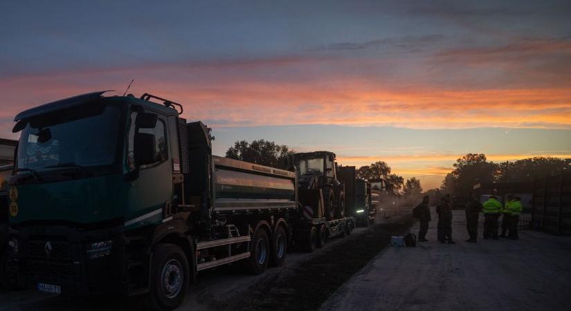 Az elsők között nyújt segítséget a magyar honvédség Boszniában  fotók