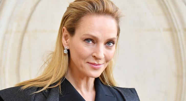 Uma Thurman-t egy budapesti étteremben kapták lencsevégre