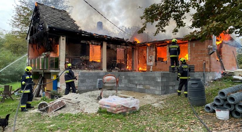 200 négyzetméteres hegyi pince lángolt Magyarszerdahelyen