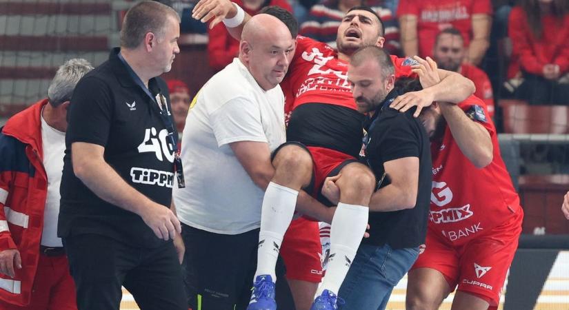 Nyert a Veszprém HC, de átlövője súlyosan megsérült